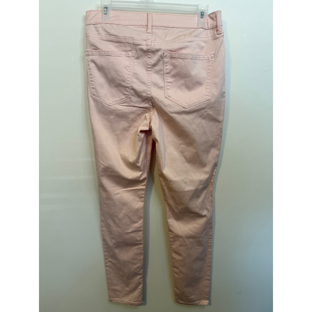 Old Navy Rockstar Super Skinny Jeans Womens 8 Pink Excellent High Rise Stretch - Picture 5 of 5